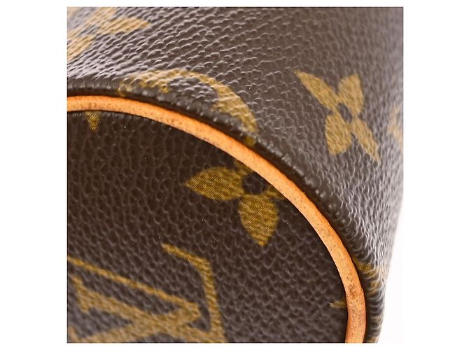 Louis Vuitton Papillon Pochette Monogram Canvas Mini Marrone - vista 6