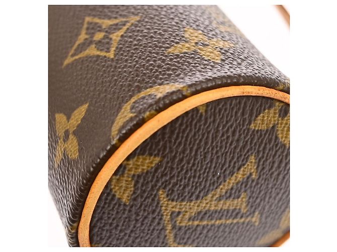 Louis Vuitton Papillon Pochette Monogram Canvas Mini Marrone - vista 7