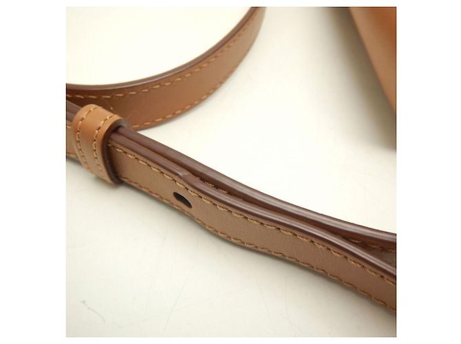 Borsa a tracolla in pelle marrone Tod's - vista 10