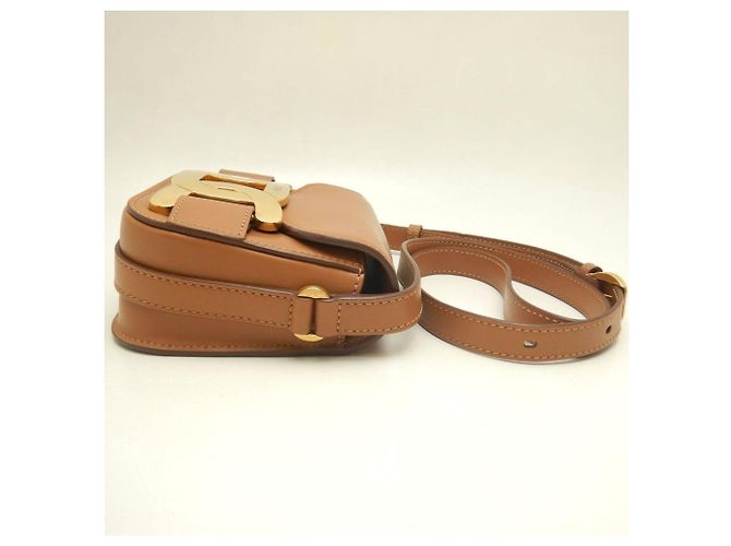 Borsa a tracolla in pelle marrone Tod's - vista 6