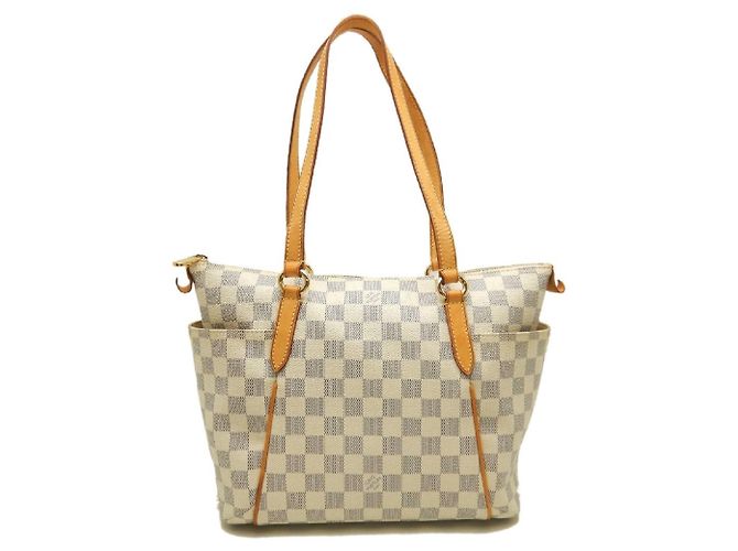 Louis Vuitton Damier Azur Tote Bag Blue - view 2