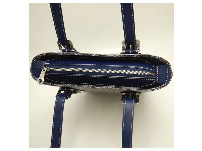 Borsa Tote Goyard Marie-Galante PM Navy Blu navy - vista 10