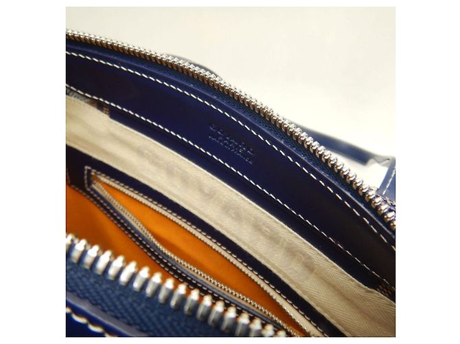 Borsa Tote Goyard Marie-Galante PM Navy Blu navy - vista 14