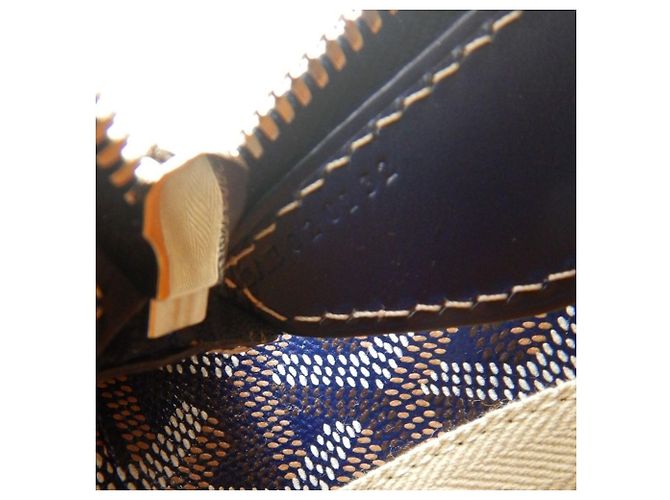 Borsa Tote Goyard Marie-Galante PM Navy Blu navy - vista 18
