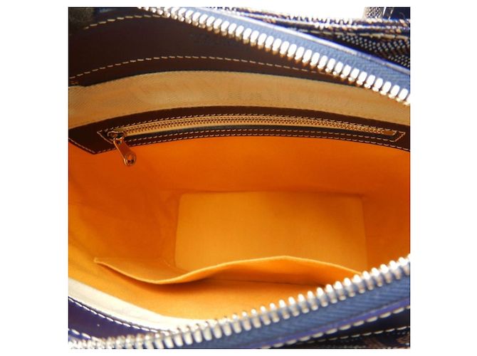 Borsa Tote Goyard Marie-Galante PM Navy Blu navy - vista 4