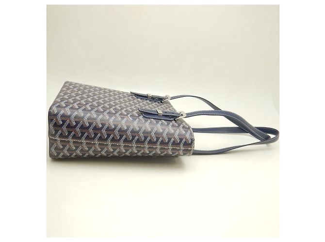 Borsa Tote Goyard Marie-Galante PM Navy Blu navy - vista 5