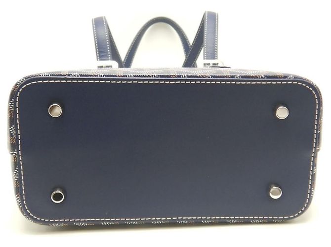 Borsa Tote Goyard Marie-Galante PM Navy Blu navy - vista 6