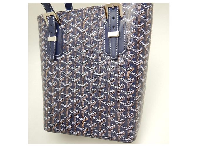 Borsa Tote Goyard Marie-Galante PM Navy Blu navy - vista 9
