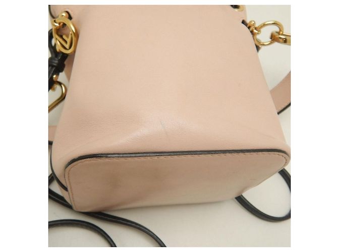 Borsa a Spalla Fendi Montresor 8BS010 Nero Rosa - vista 16
