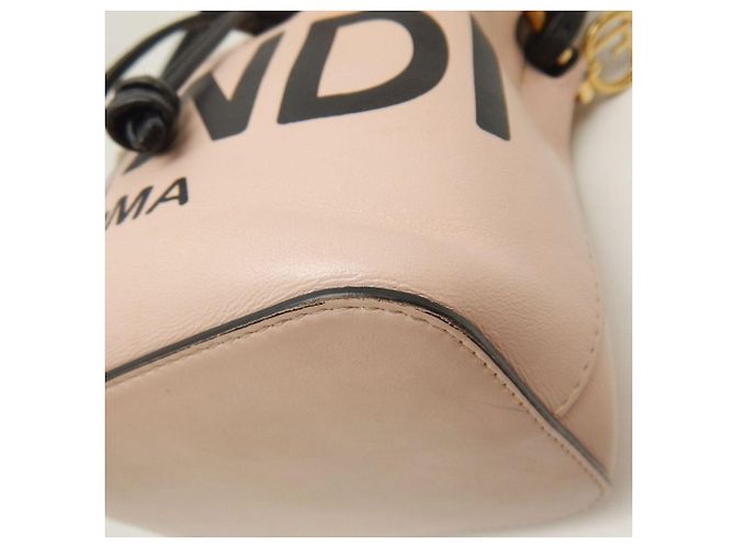 Borsa a Spalla Fendi Montresor 8BS010 Nero Rosa - vista 18