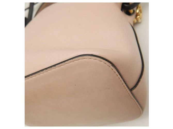 Borsa a Spalla Fendi Montresor 8BS010 Nero Rosa - vista 20