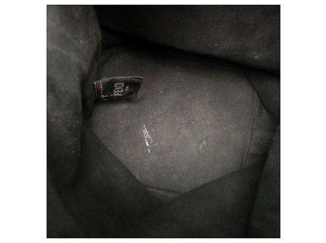 Borsa a Spalla Fendi Montresor 8BS010 Nero Rosa - vista 22