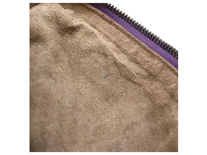 Borsa a Spalla Bottega Veneta Nodini Intrecciato Porpora - vista 12