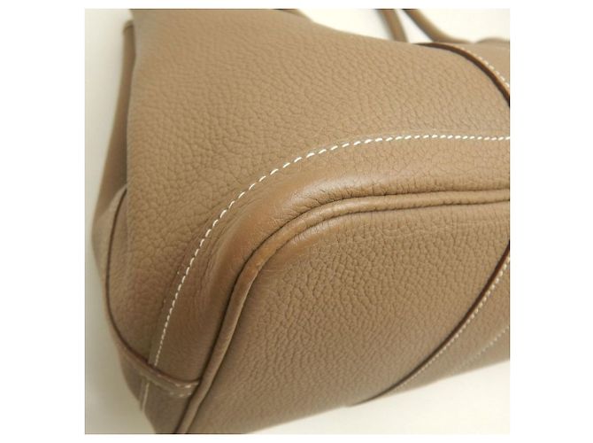 Hermès Borsa Hermes Garden Party PM Taupe - vista 12