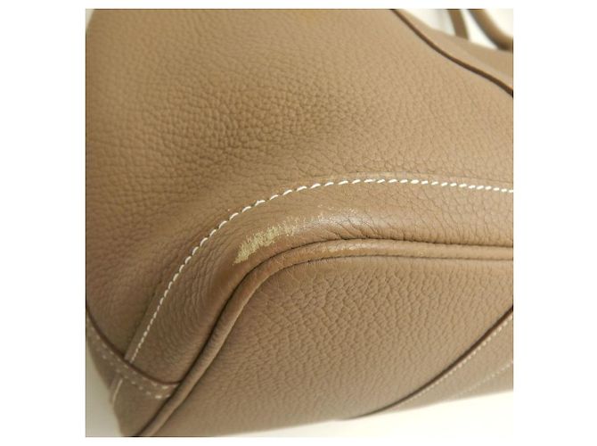 Hermès Borsa Hermes Garden Party PM Taupe - vista 14