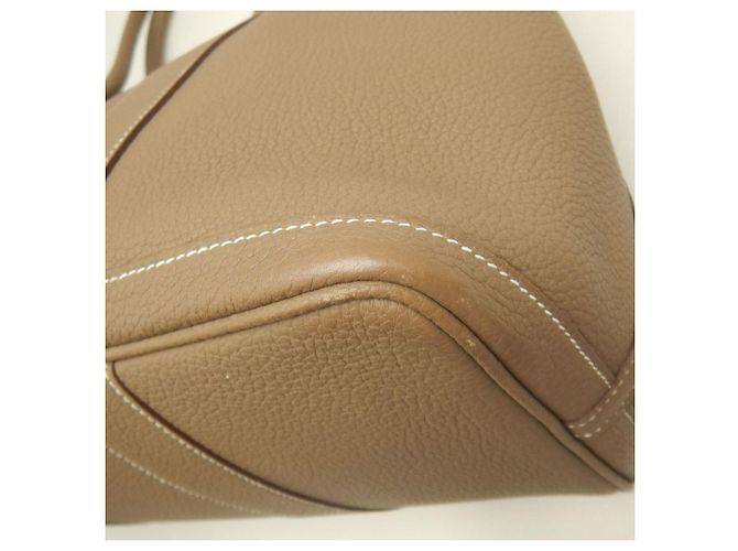 Hermès Borsa Hermes Garden Party PM Taupe - vista 15