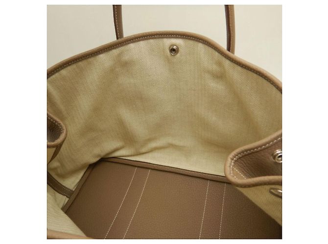 Hermès Borsa Hermes Garden Party PM Taupe - vista 16