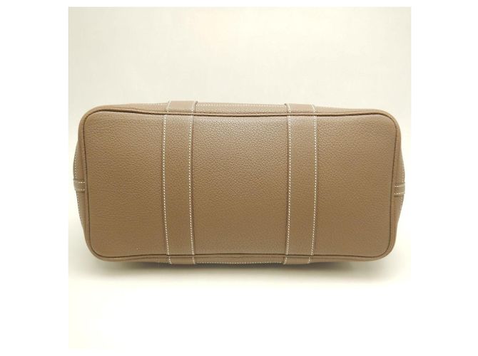 Hermès Borsa Hermes Garden Party PM Taupe - vista 6