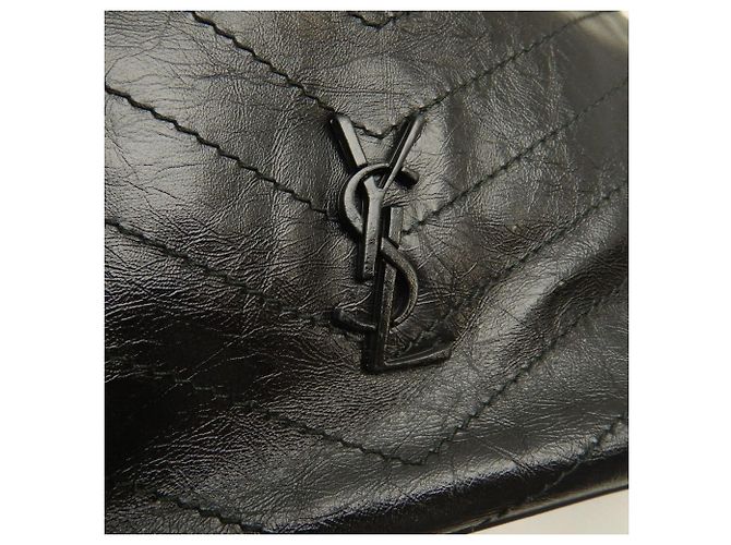Borsa shopping Saint Laurent Niki Nero - vista 10