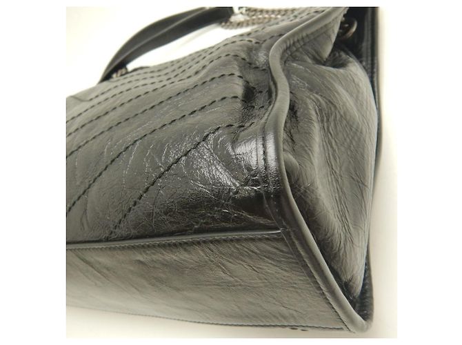 Borsa shopping Saint Laurent Niki Nero - vista 14