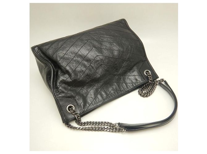 Borsa shopping Saint Laurent Niki Nero - vista 3
