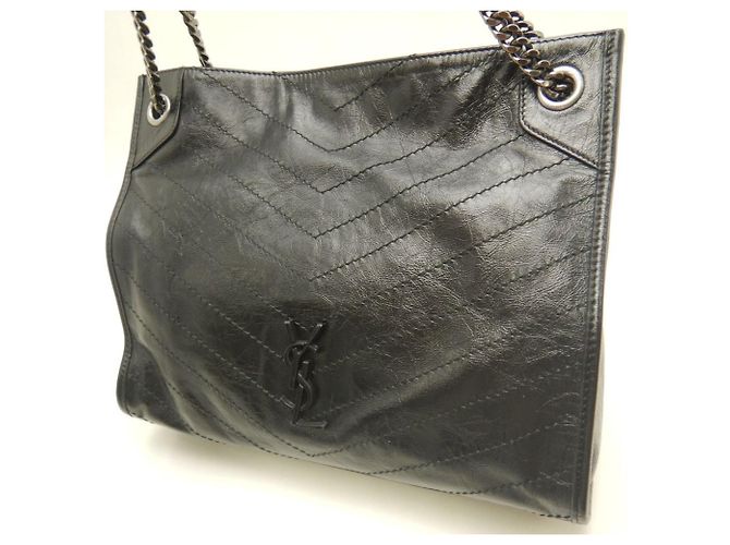 Borsa shopping Saint Laurent Niki Nero - vista 4