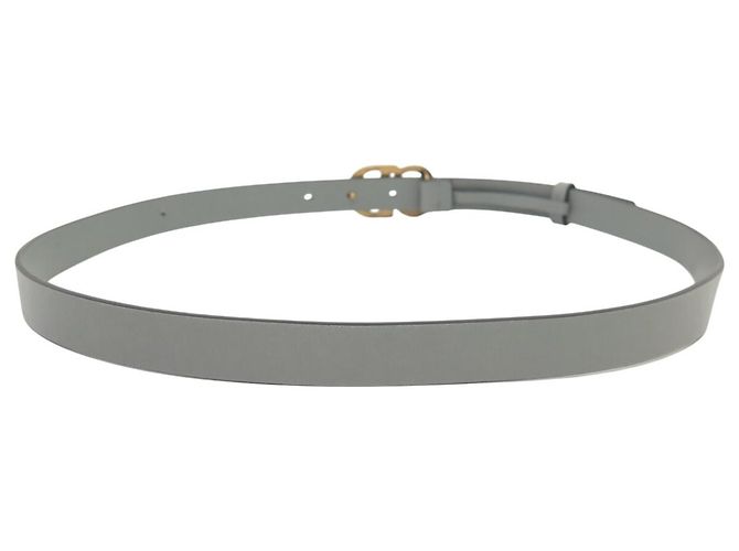 CINTURÓN CHRISTIAN DIOR 30 MONTAIGNE T85 EN CUERO GRIS - vista 3