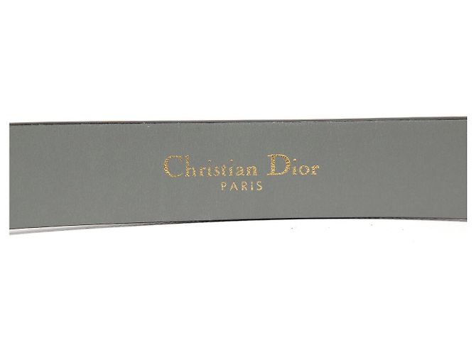 CINTURÓN CHRISTIAN DIOR 30 MONTAIGNE T85 EN CUERO GRIS - vista 6