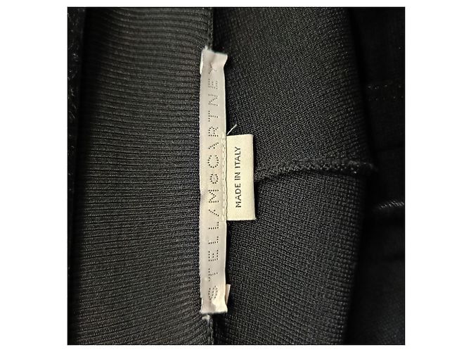 Stella Mc Cartney Stella McCartney Schlaghose aus schwarzer Viskose - Ansicht 4