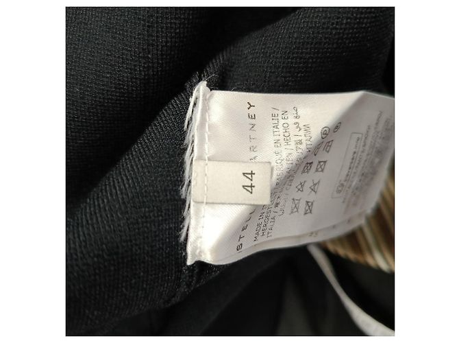 Stella Mc Cartney Stella McCartney Schlaghose aus schwarzer Viskose - Ansicht 5