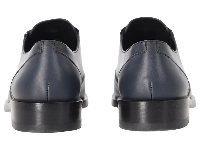 Scarpe Derby Balenciaga Studded in pelle blu navy - vista 3