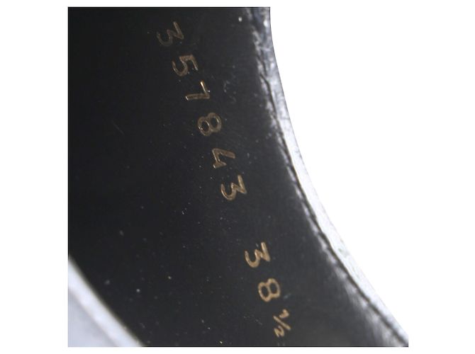 Scarpe Derby Balenciaga Studded in pelle blu navy - vista 8