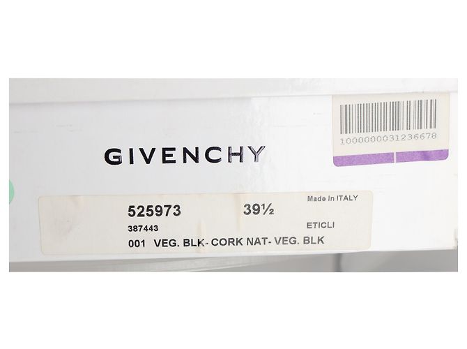 Sandali con plateau e listino a T di Givenchy in pelle beige - vista 13