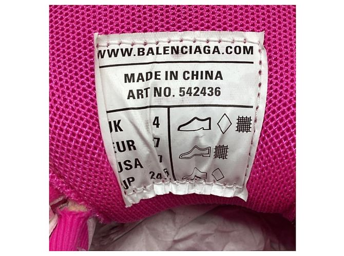 Tênis Track Balenciaga em poliuretano branco Multicor - vista 13