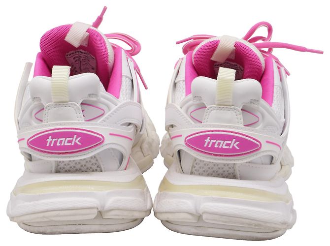 Tênis Track Balenciaga em poliuretano branco Multicor - vista 5