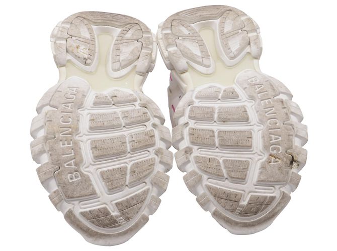 Tênis Track Balenciaga em poliuretano branco Multicor - vista 6