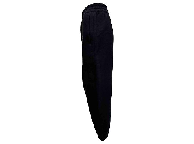 Alexander Wang Logo Jogginghose aus schwarzer Baumwolle - Ansicht 2