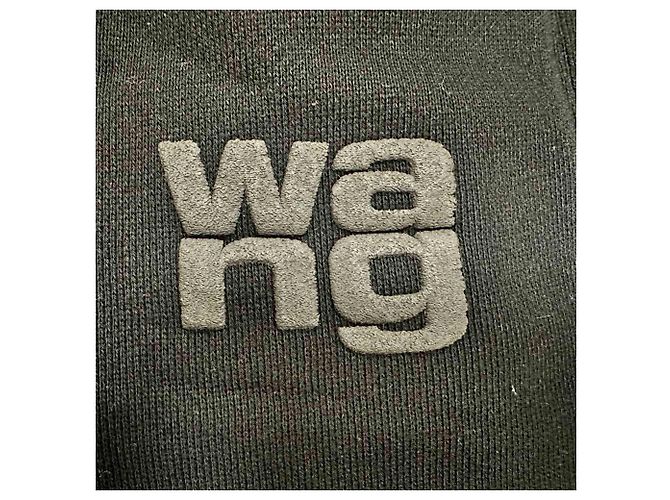 Alexander Wang Logo Jogginghose aus schwarzer Baumwolle - Ansicht 5