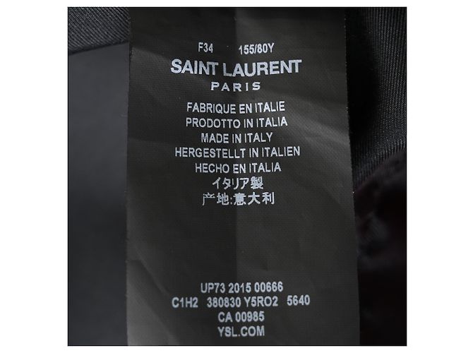 Jaqueta com franjas Saint Laurent em couro de cabra rosa com estampa de leopardo - vista 6