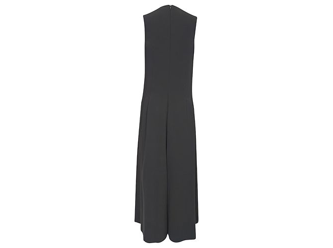 Macacão Gaucho com decote em V T by Alexander Wang em poliéster preto - vista 3