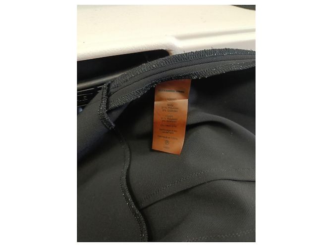 Macacão Gaucho com decote em V T by Alexander Wang em poliéster preto - vista 9