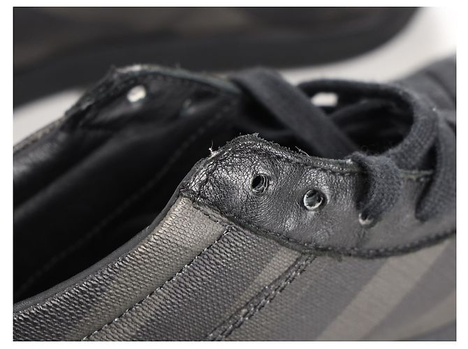 Burberry High-Top-Sneaker mit Check-Print aus grau beschichtetem Canvas - Ansicht 10