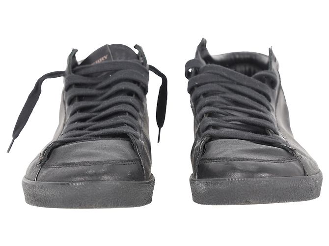 Burberry High-Top-Sneaker mit Check-Print aus grau beschichtetem Canvas - Ansicht 4