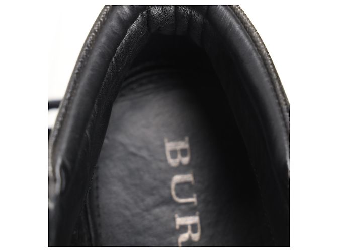 Burberry High-Top-Sneaker mit Check-Print aus grau beschichtetem Canvas - Ansicht 8