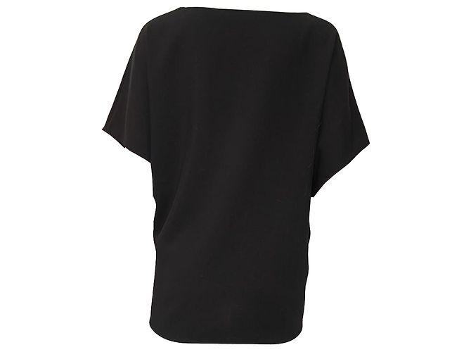 The Row Bluse aus schwarzer Virgin Wool - Ansicht 3