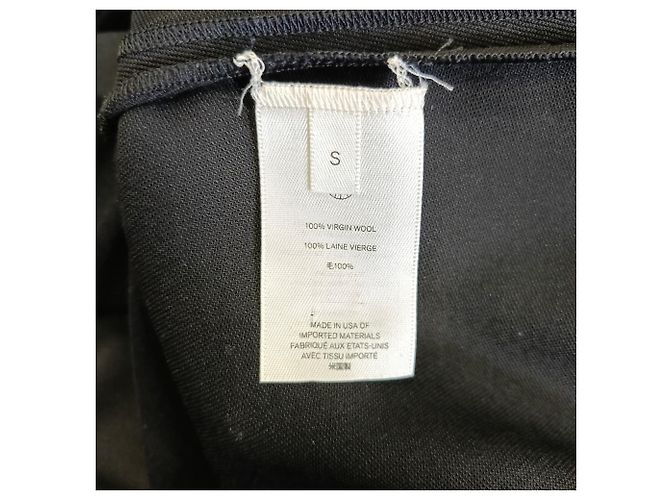 The Row Bluse aus schwarzer Virgin Wool - Ansicht 5
