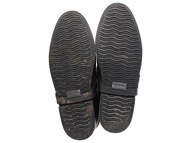 Stivali da pioggia alti con lacci Givenchy in gomma nera Nero - vista 6