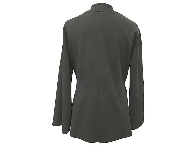 Stella Mc Cartney Stella McCartney Jacket with Belt in Black Viscose - view 3
