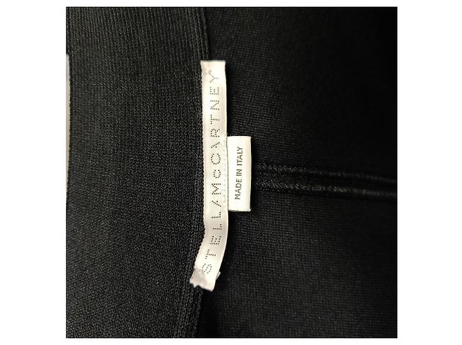 Stella Mc Cartney Stella McCartney Jacket with Belt in Black Viscose - view 4