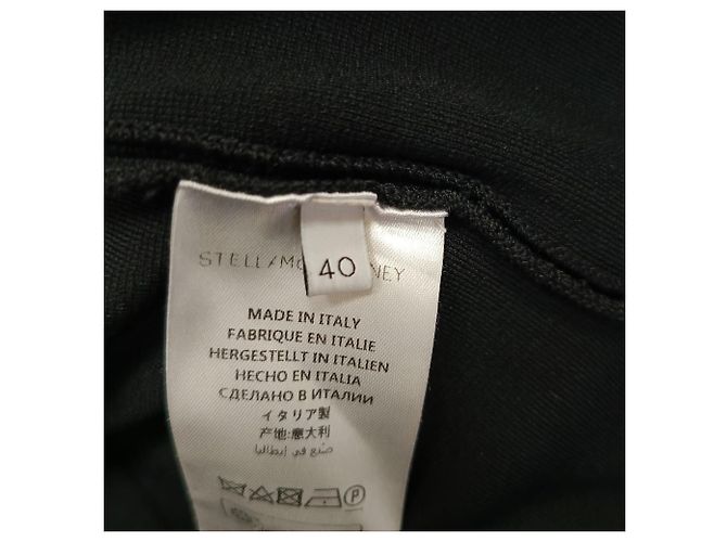 Stella Mc Cartney Stella McCartney Jacket with Belt in Black Viscose - view 5